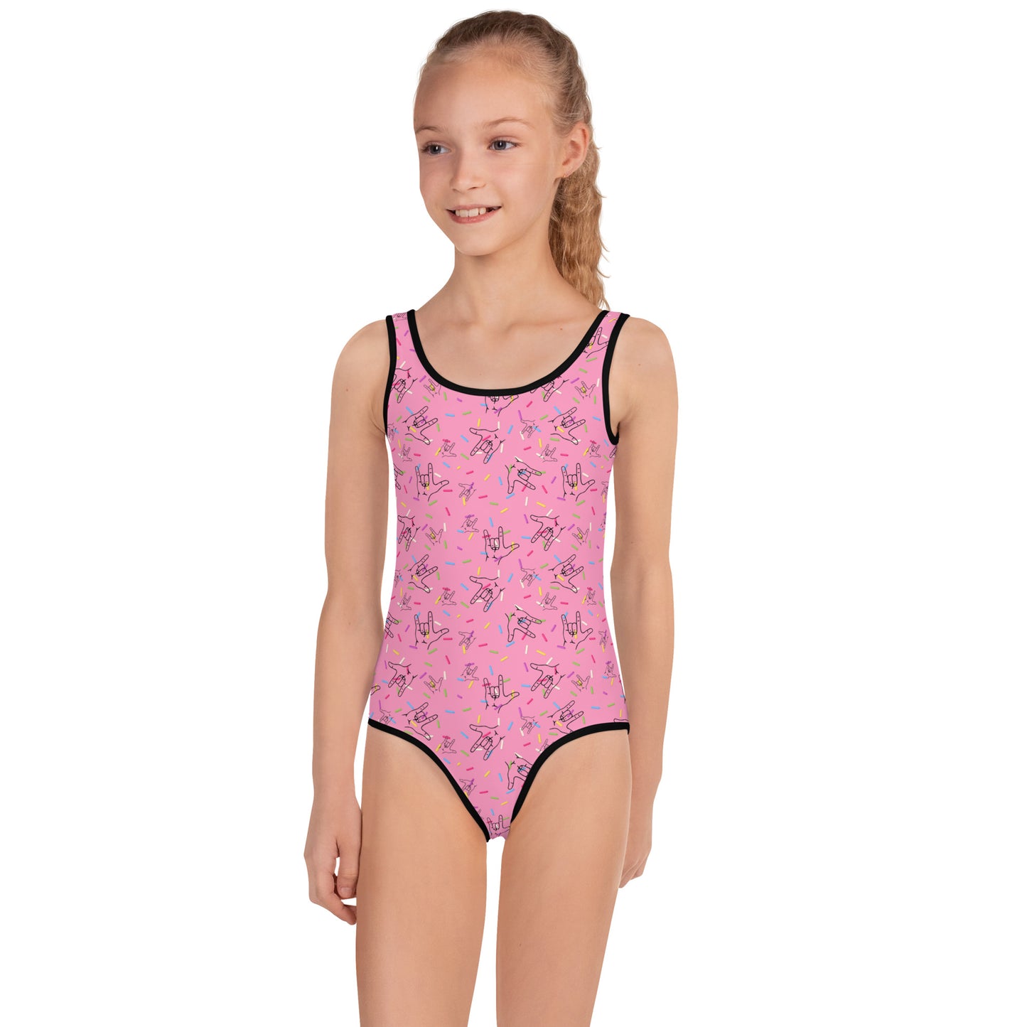 Sprinkles with Love Kids One-Piece Swimsuit size 2T-7