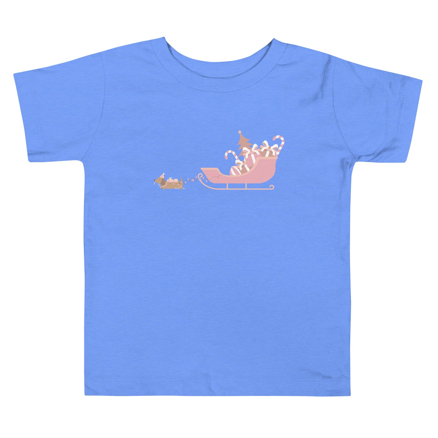 Dachshund Away with the Sleigh Toddler T-Shirt