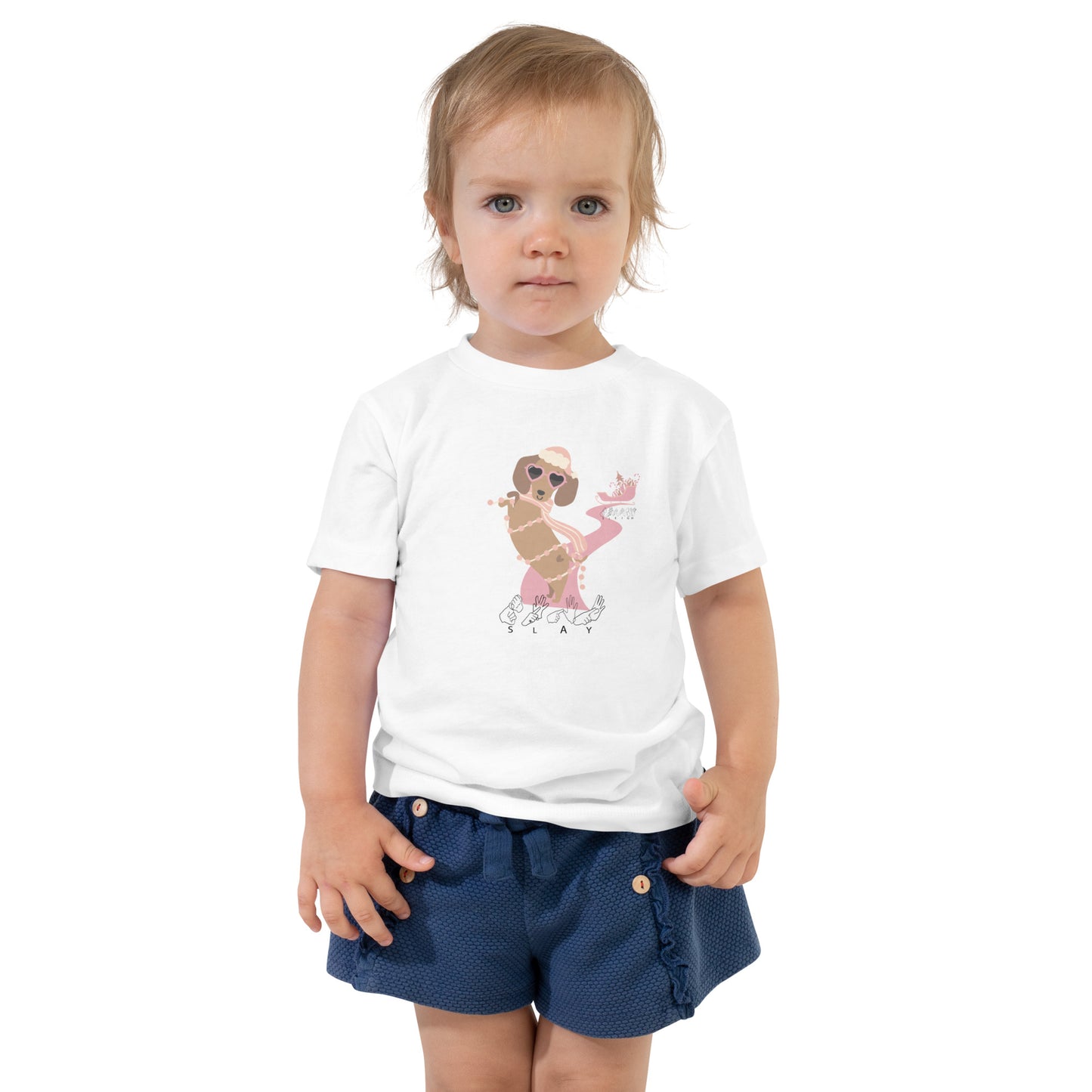 Dachshund is it SLAY or Sleigh Toddler T-Shirt