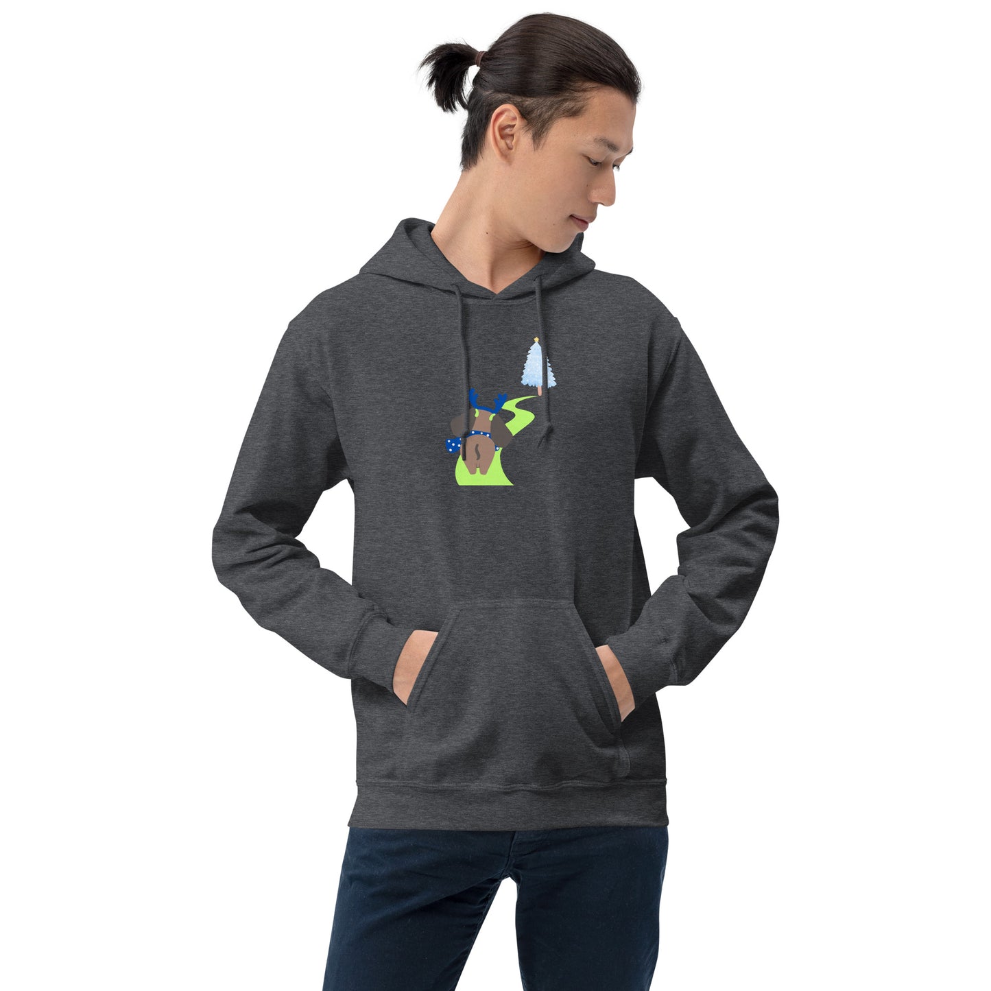 Dachshund to the Tree Adult Hoodie