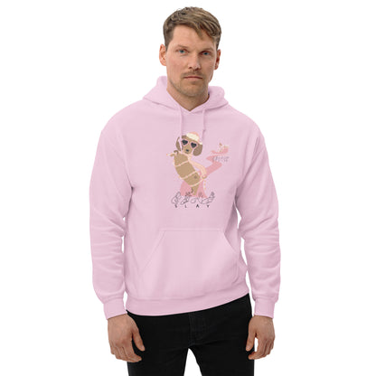 Dachshund is it SLAY or Sleigh Adult Hoodie