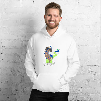 Dachshund is it SLAY or Sleigh Adult Hoodie