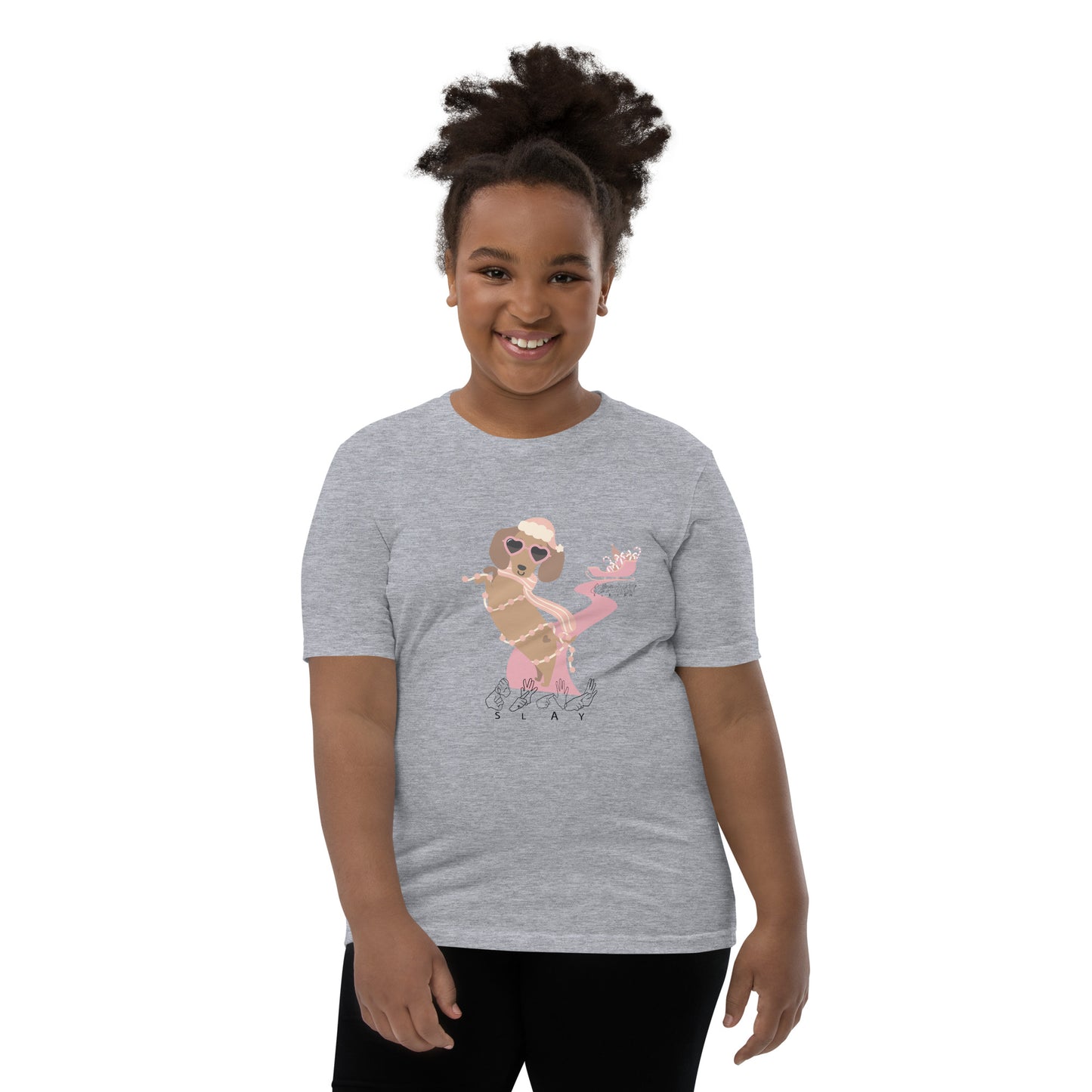 Dachshund is it SLAY or Sleigh Teen T-Shirt