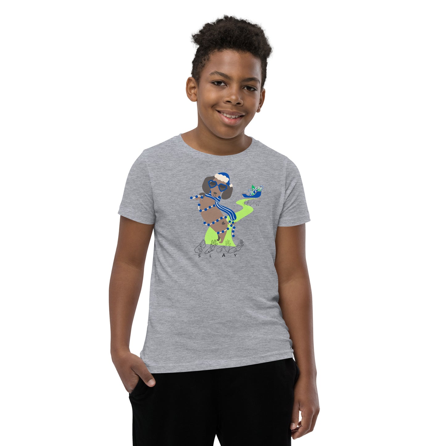 Dachshund is it SLAY or Sleigh Teen T-Shirt