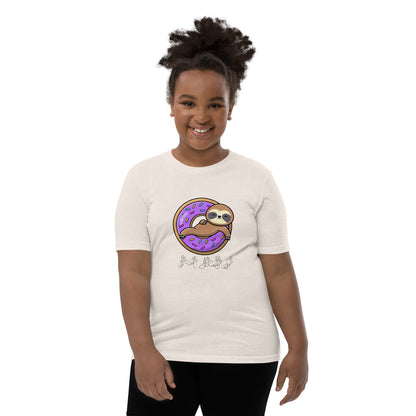 Donut Sloth Teen T-Shirt