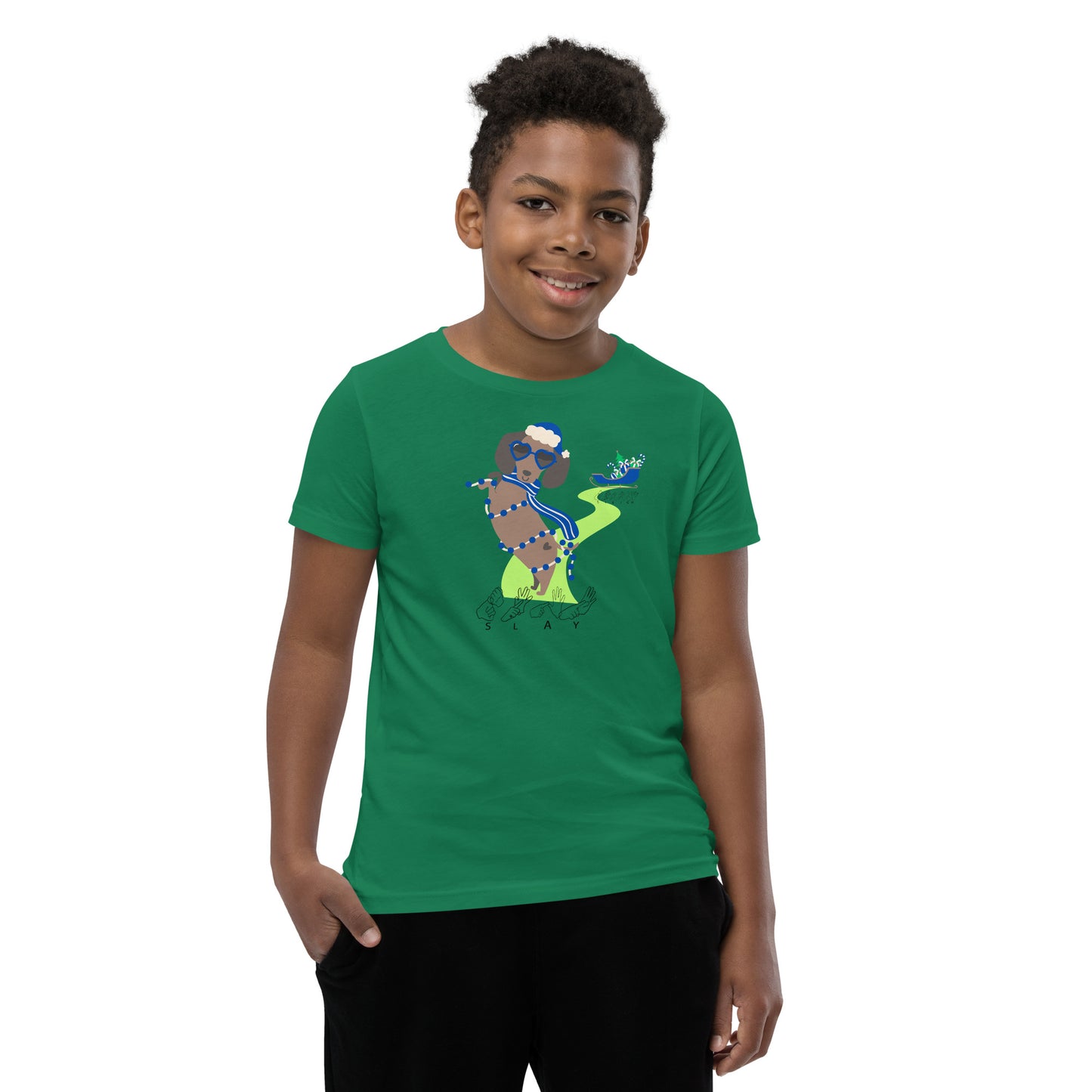 Dachshund is it SLAY or Sleigh Teen T-Shirt