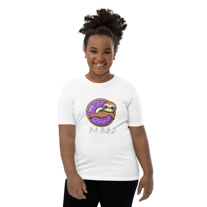 Donut Sloth Teen T-Shirt