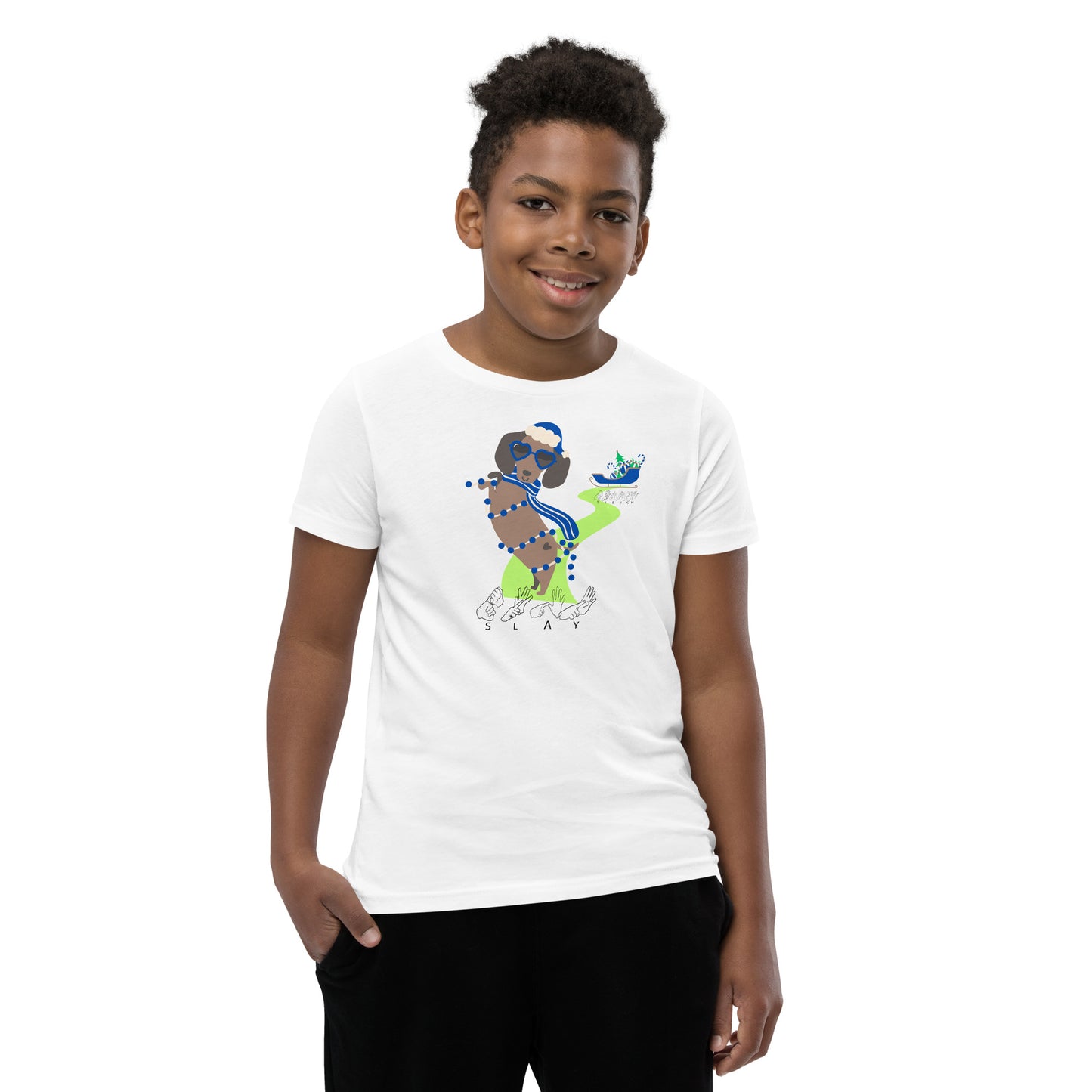 Dachshund is it SLAY or Sleigh Teen T-Shirt